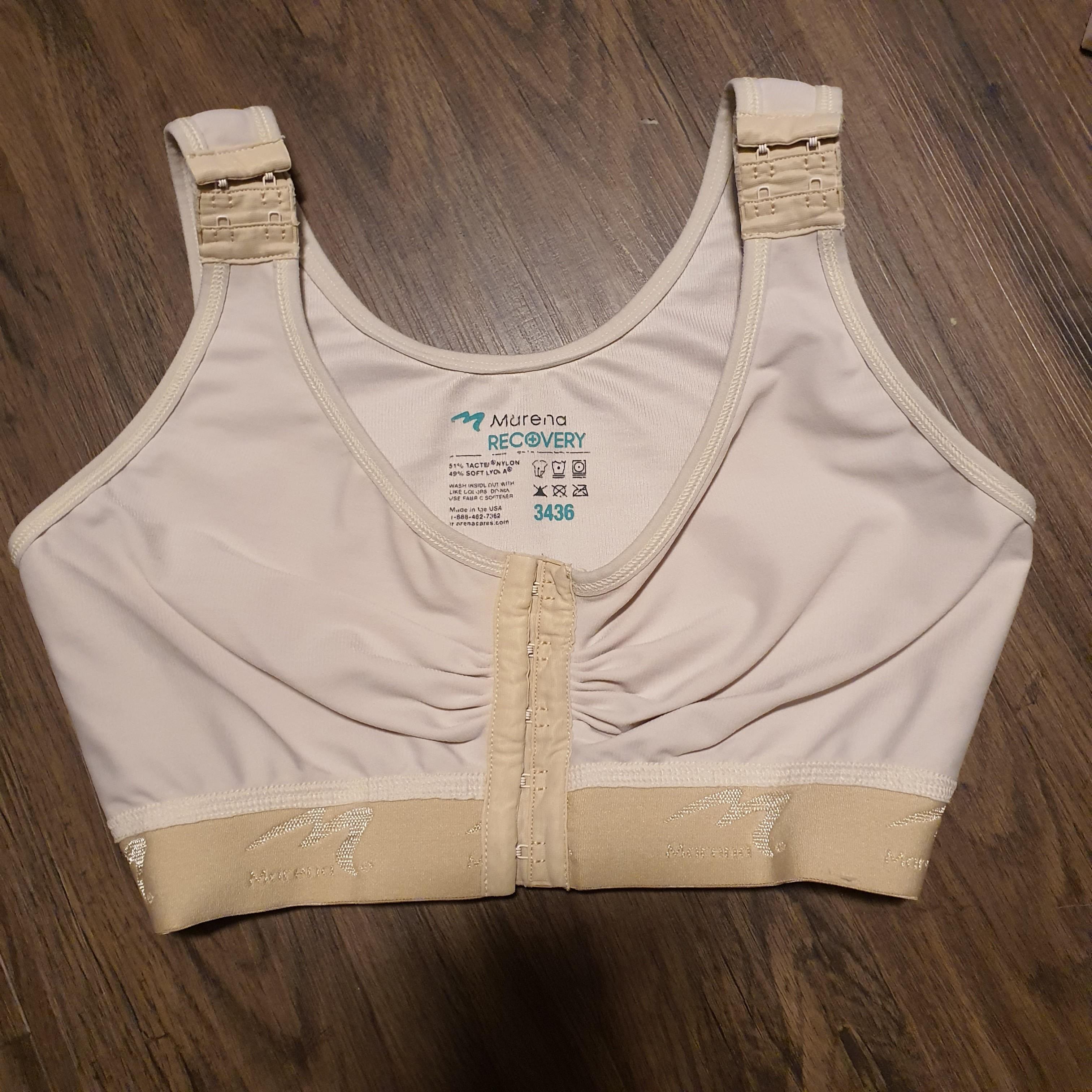 Marena Recovery Post surgical / Post mastectomy compression bra, Health &  Nutrition, Assistive & Rehabilatory Aids, Rehabilitative Devices on  Carousell