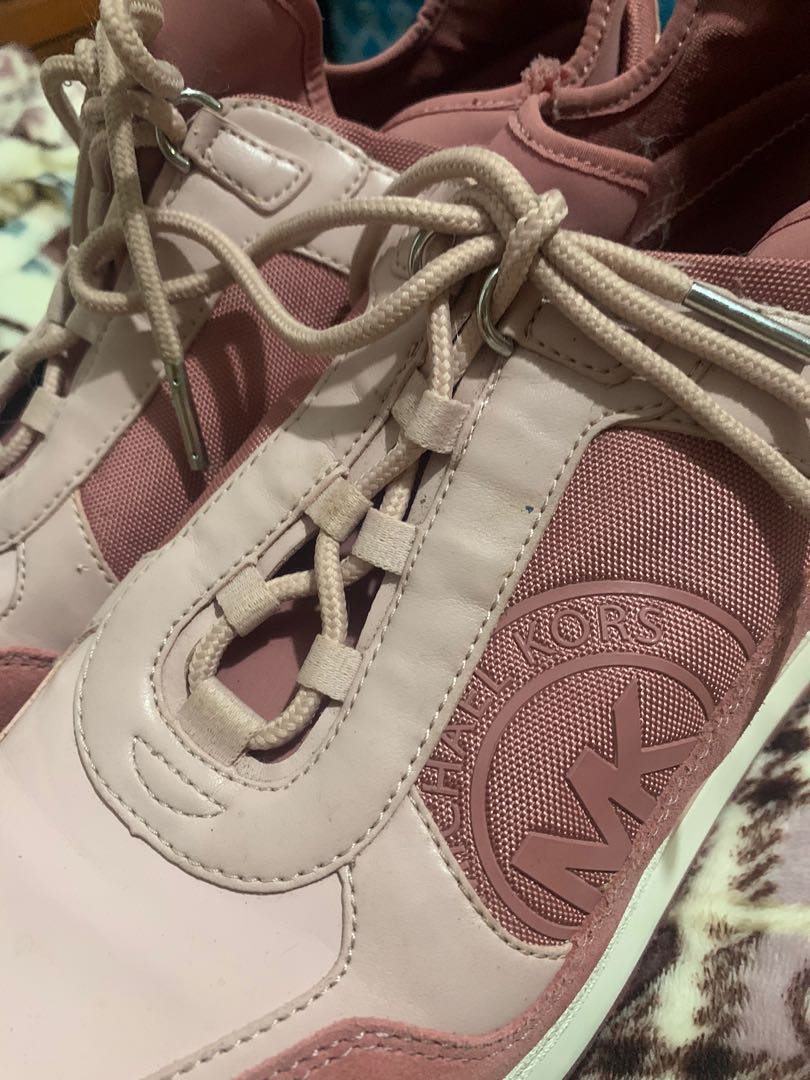 Michael kors pink tennis shoes new arrivals