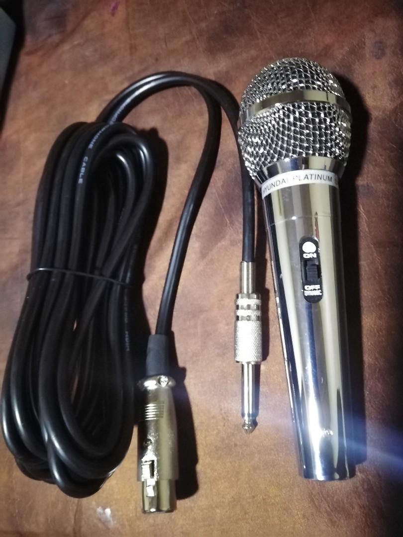 Microphone Hyundai platinum (Category: Microphones) located in Quezon City. Submitted by smithwarren46 (Listing ID 1069160822, Image 2). Description: Brandnew P300 microphone HYUNDAI PLATINUM Dyanamic with 6meters cable. Great sound quality signal. Pick up lagro Q.c or via delivery service rider po. More item for sale.. like or follow my page #BSAonlinestore https://www.facebook.com/BSA-online-store-104063428078639/.