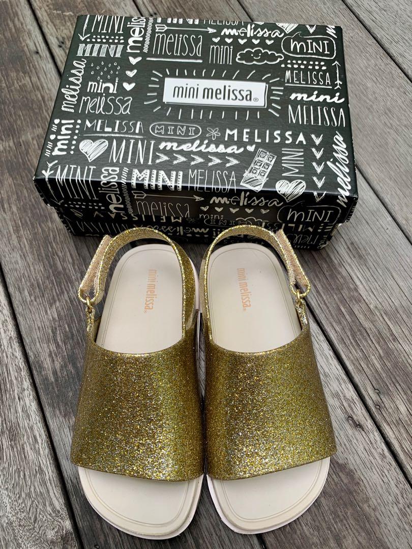 Melissa glitter hotsell slides