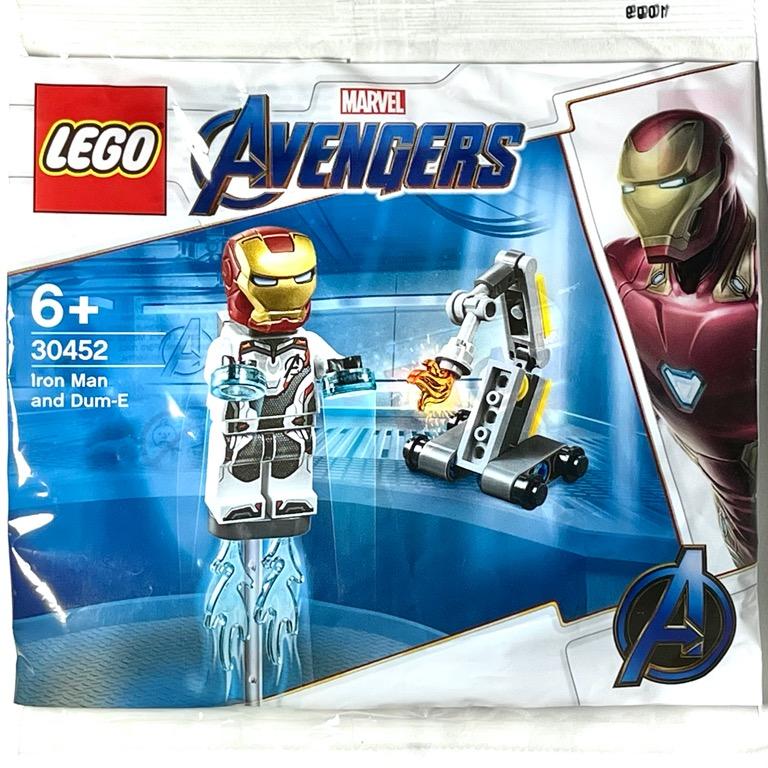 Lego Iron Man Dum-E Minifigure Marvel Avengers Endgame Polybag Stark Poly 30452 