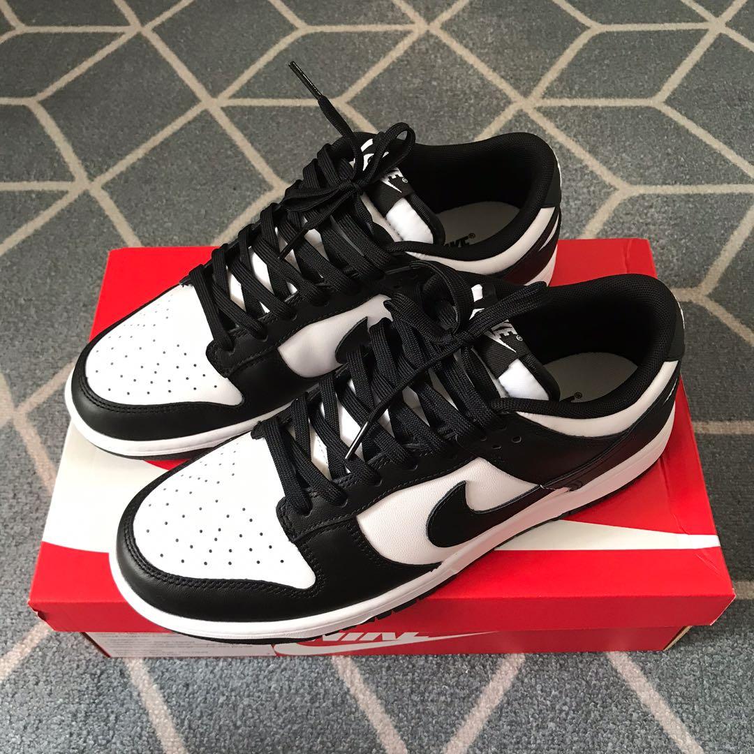 nike dunk low retro black white price