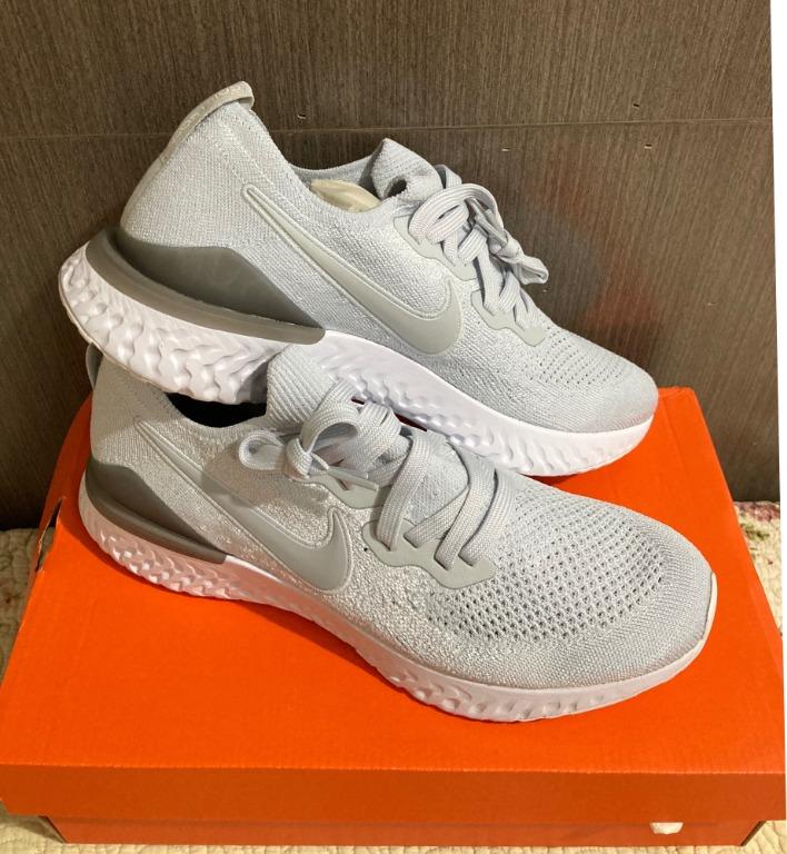 全新Nike Epic React Flyknit 2 跑鞋US9, 男裝, 鞋, 波鞋- Carousell