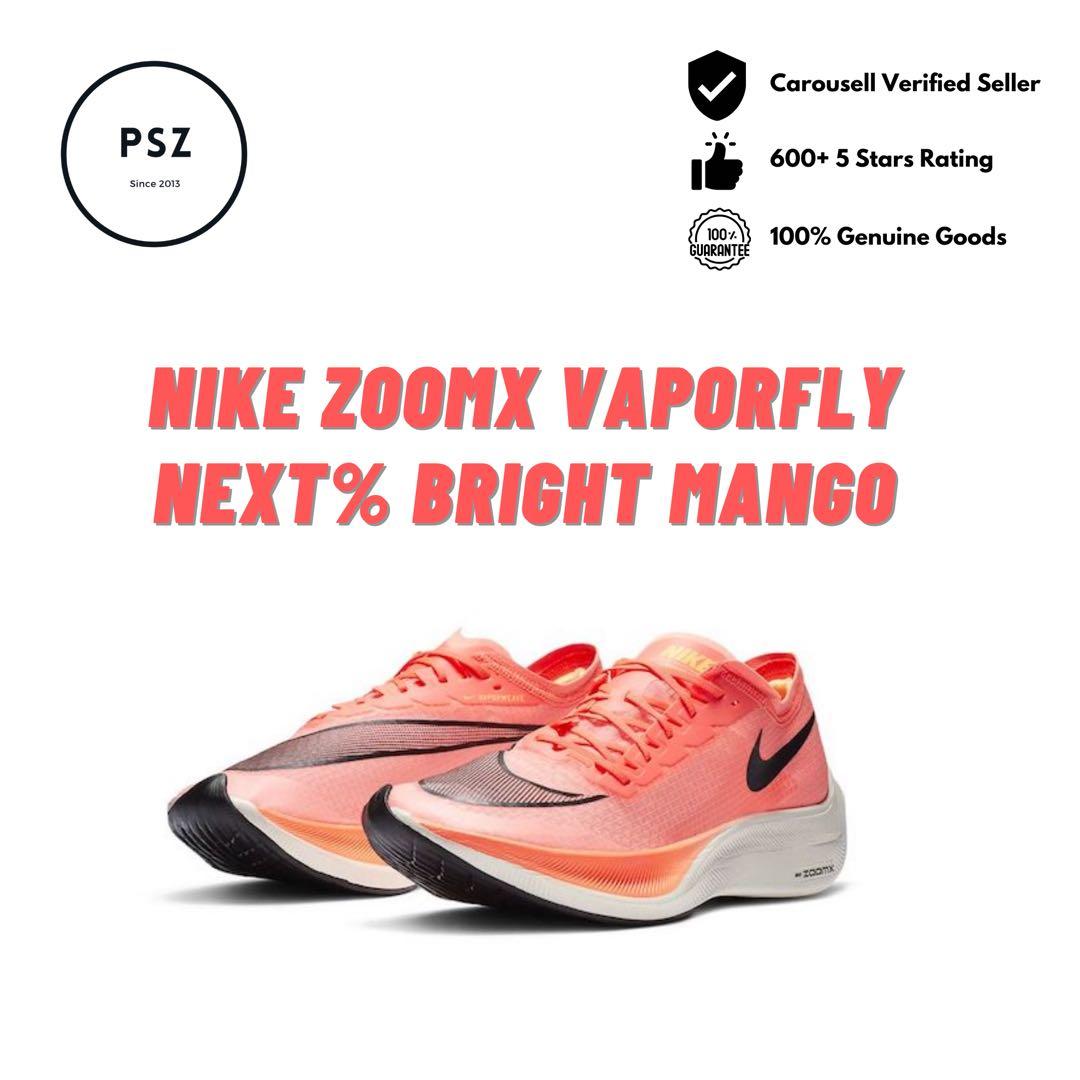 Nike ZoomX VaporFly NEXT% Bright Mango, Women's Fashion, Footwear, Sneakers  on Carousell