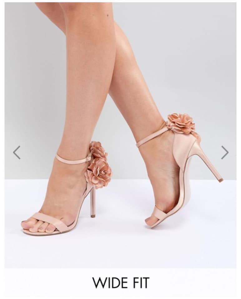 Blush pink open toe heels hotsell