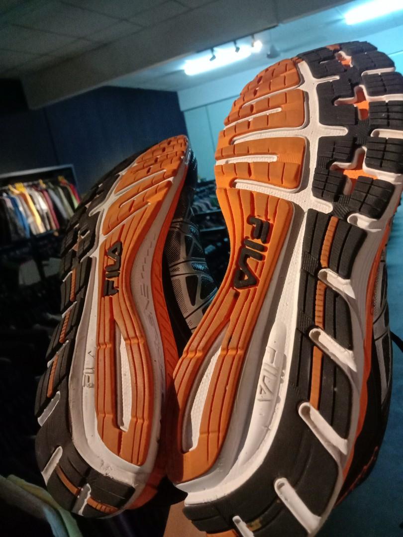 Orange Fila Sport Shoe Men s Fashion Footwear Sneakers on Carousell