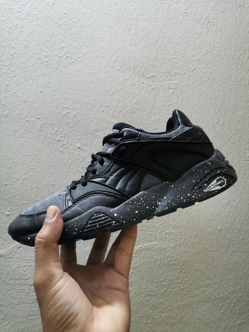 Puma trinomic all black sales