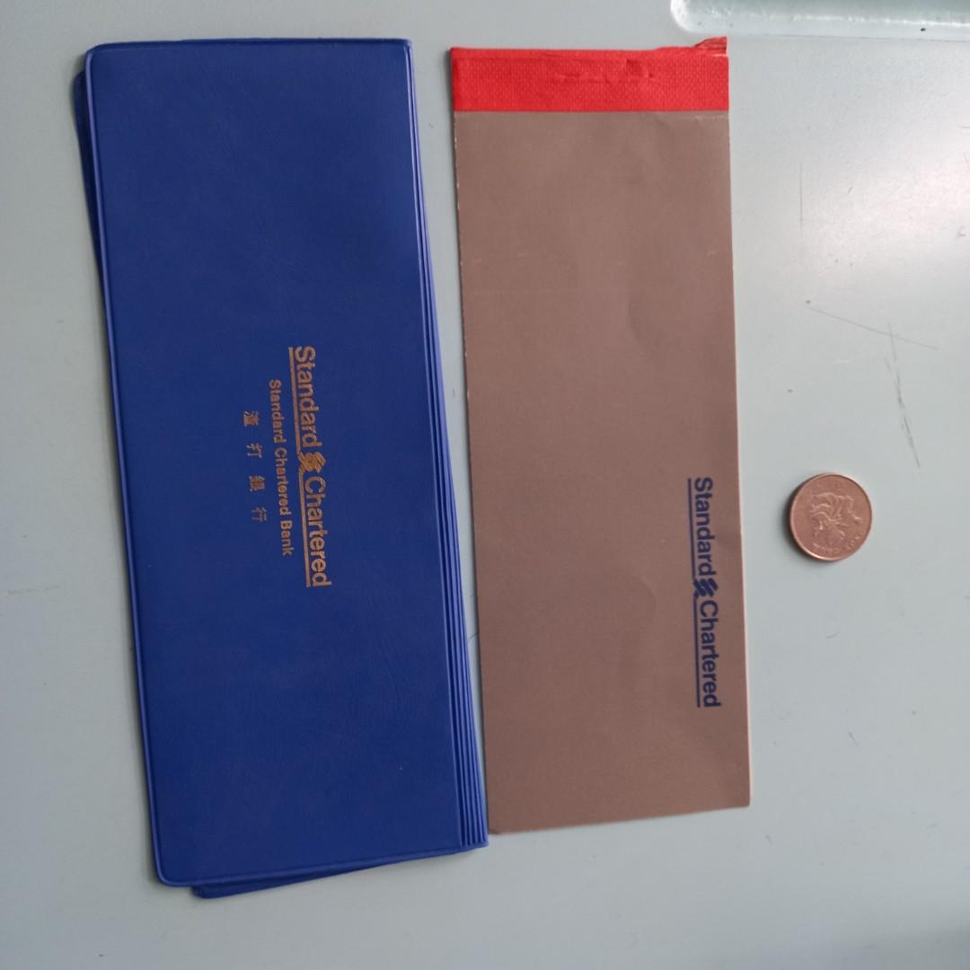 渣打銀行支票簿套。S41, 興趣及遊戲, 收藏品及紀念品, 郵票及印刷品- Carousell