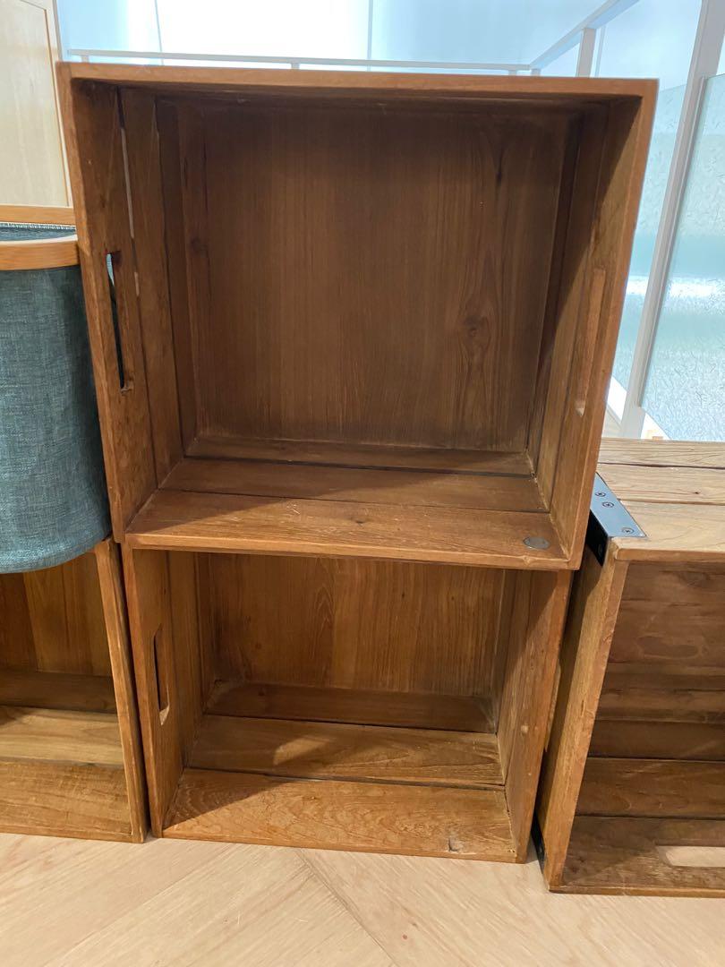 Shelving boxes unit (Category: Shelves, Cabinets & Racks) located in Singapore. Submitted by sing1003 (Listing ID 1069221597, Image 1). Description: I have around 12pcs of this kind of boxes. One for $50. Original price is $80+ per piece. You may stagger it to organise your items in. Decorative purpose for most boxes in an interior design firm. Self collect at ubi ONE ASAP..