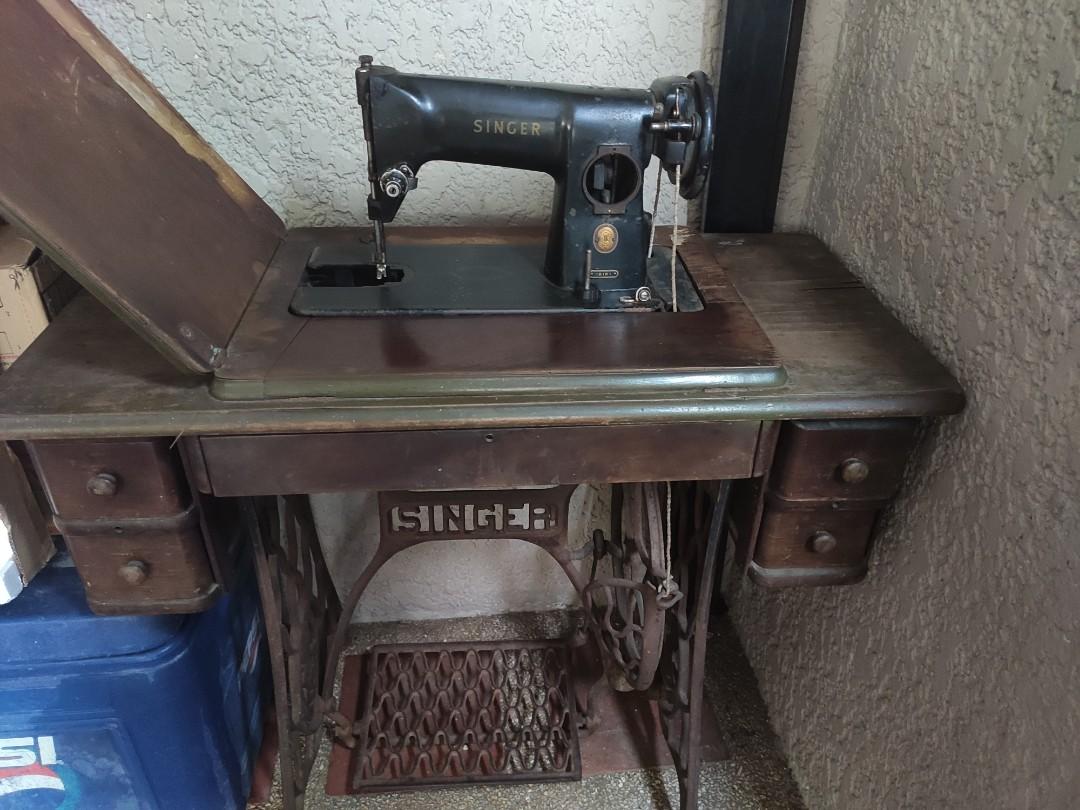 Singer Sewing Machine Simanco 191K1 (Category: Craft Supplies & Tools) located in Paranaque City. Submitted by daddyu (Listing ID 1069220905, Image 3). Description: vintage Singer Sewing Machine by Simanco 191K1..