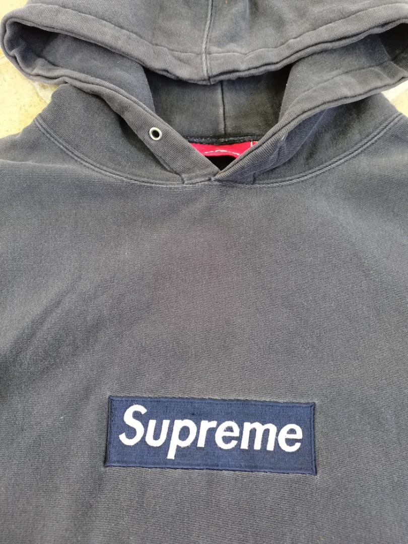 Faded supreme clearance box logo