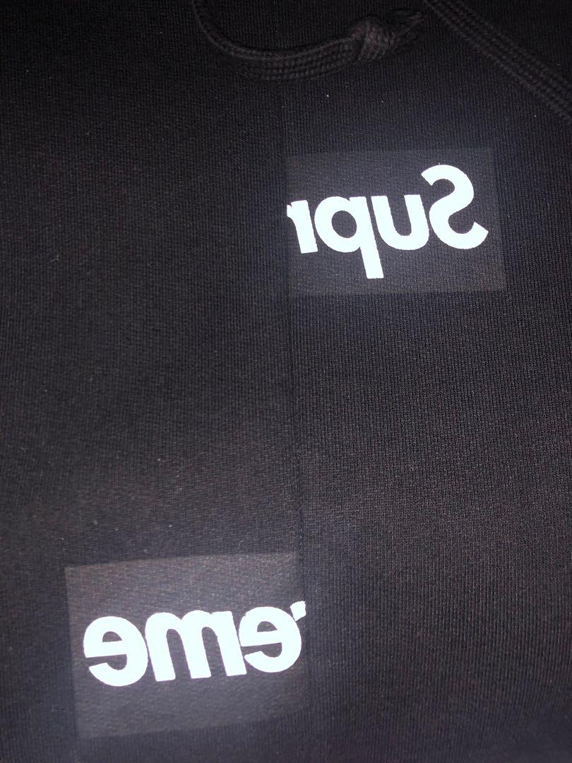 Supreme cdg hotsell split bogo hoodie