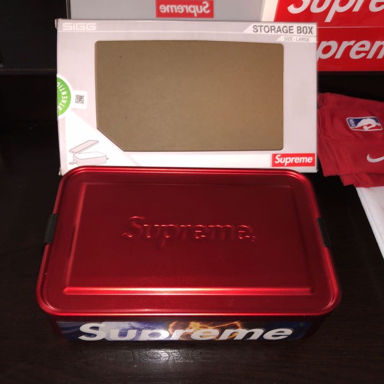 Supreme sigg storage box Large metal 