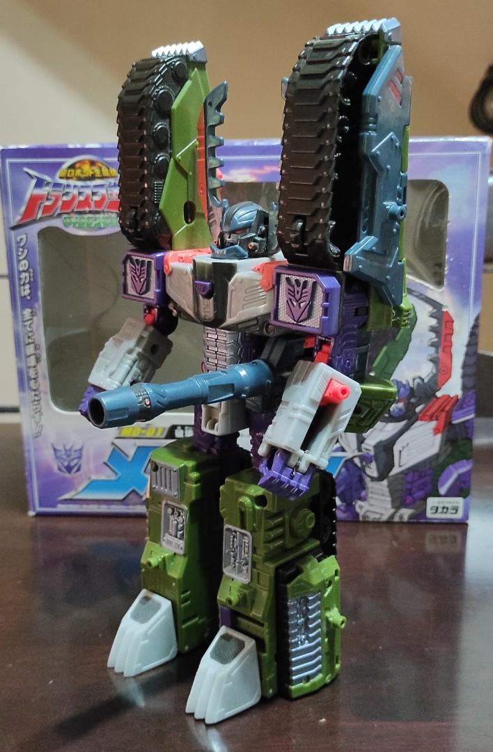 Takara Transformers Armada Megatron MD-01 (Category: Action & Battle Toys) located in Bacoor. Submitted by collectors_haul (Listing ID 1069243436, Image 2). Description: Authentic Takara 2003 Japan Version. Pre-owned. Measures approximately 10 inches tall as a robot. Comes with Instruction booklet and card. This can be combined with the MD-06 Armada Shockwave (Tidal Wave). Missing projectiles and the Leader-1 Mini-Con. Selling as is. Please exami