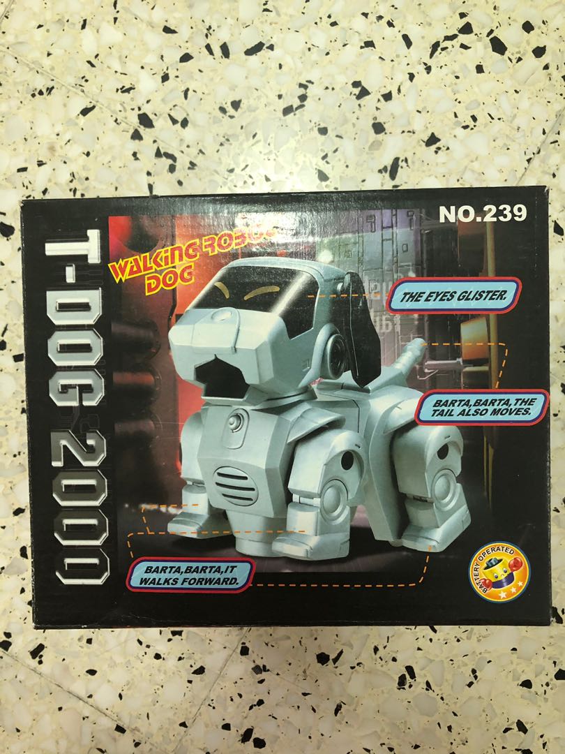 T Dog 2000 Walking Robot Dog Hobbies Toys Toys Games on