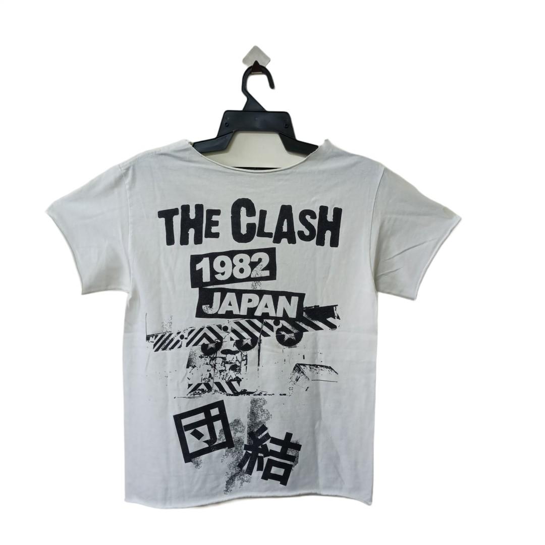 The Clash 1982 Japan Punk t-shirt - size S, Men's Fashion, Tops