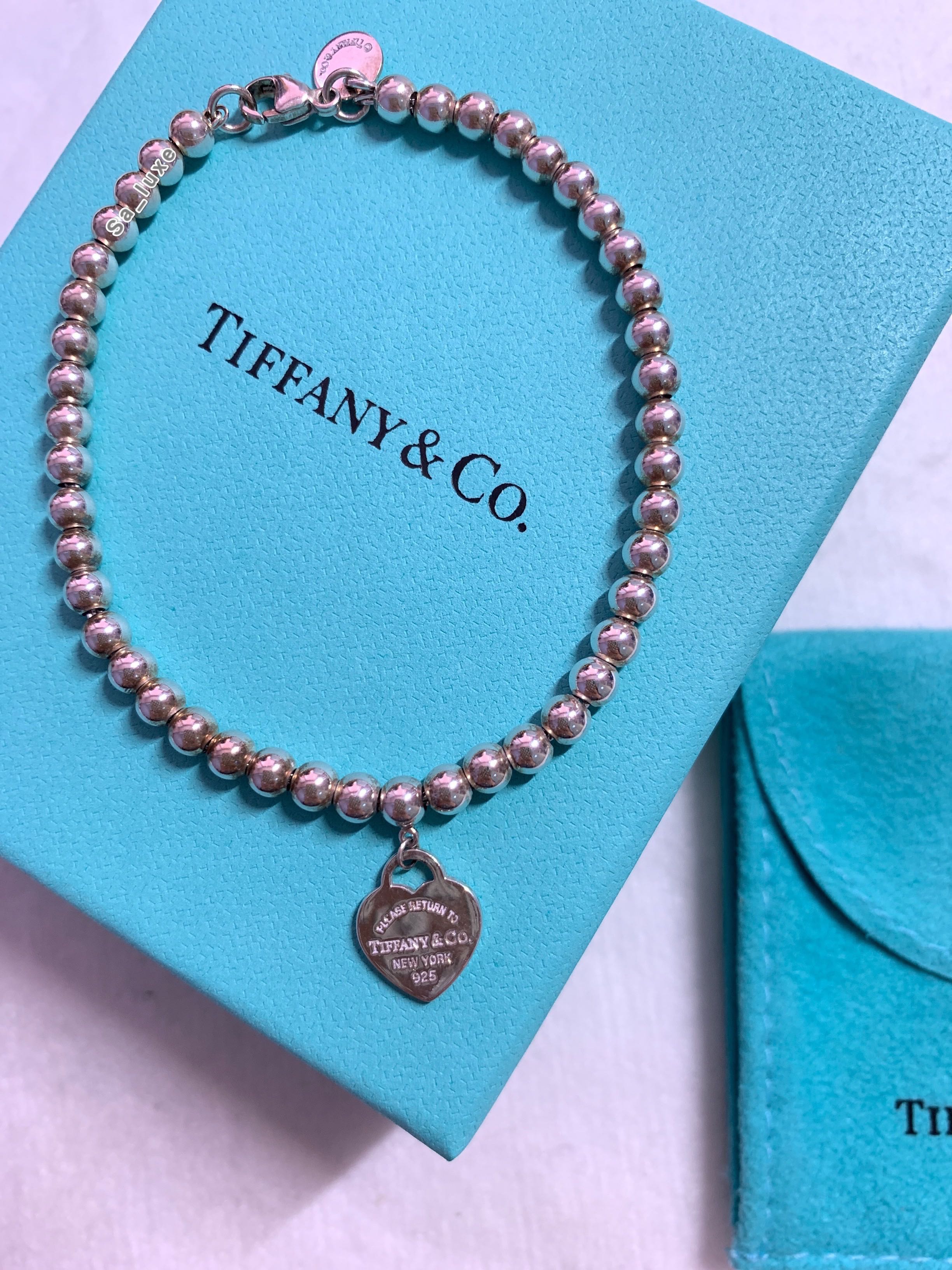 tiffany and co bracelet pink heart