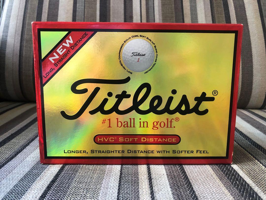 Titleist Hvc Soft Distance Sports Sports Games Equipment On Carousell