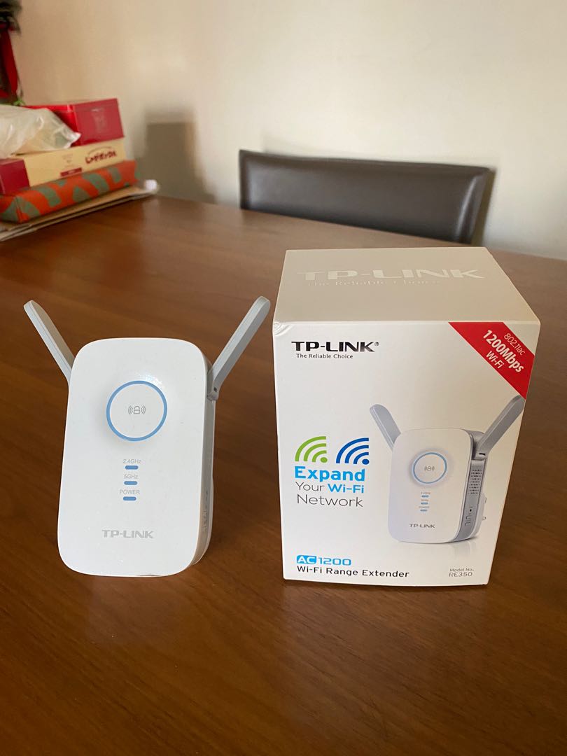 Tp-link RE350 AC 1200 wifi range extender, 電腦＆科技, 電腦周邊及配件, Wifi及上網相關產品 ...