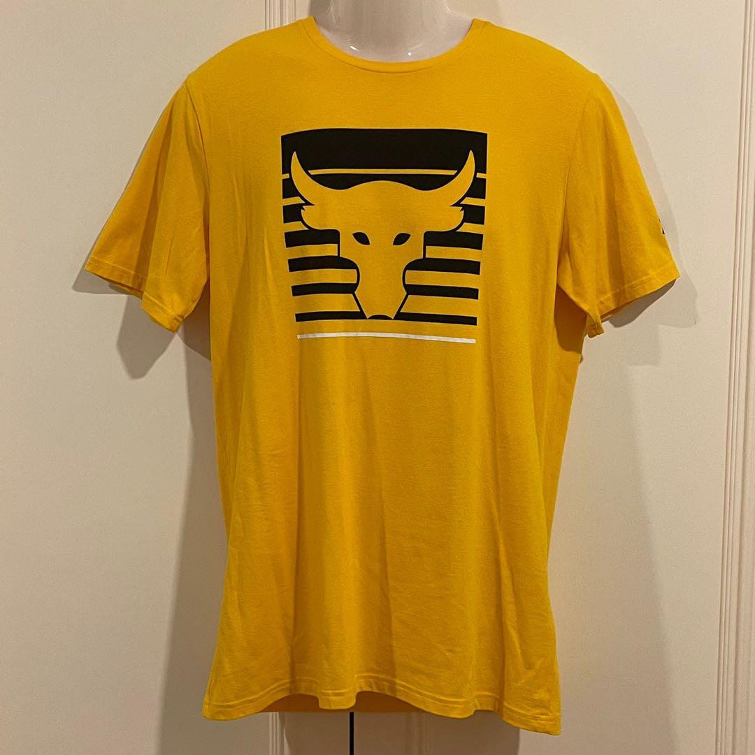 project rock yellow shirt