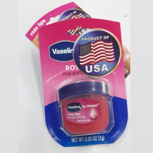 Vaseline Lip Therapy ROSY LIPS Tinted Lip Balm Mini 0.25OZ / 7 Grams