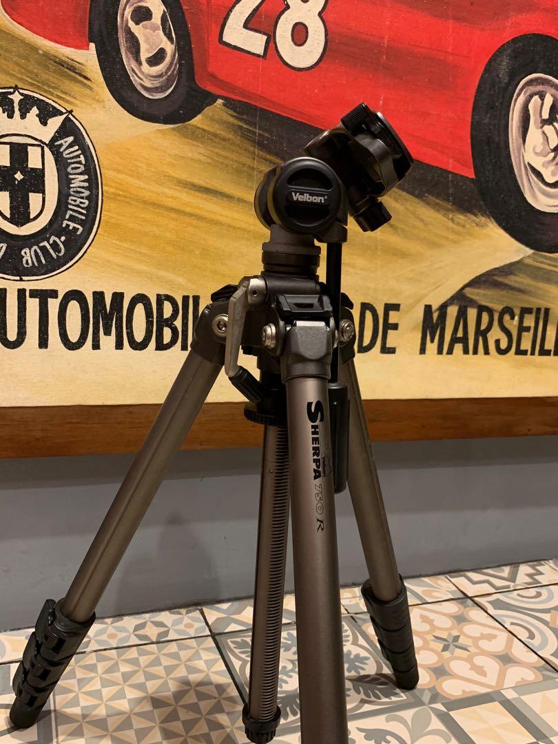 Velbon Sherpa 750R Tripod (Category: Tripods & Monopods) located in Quezon City. Submitted by hanas.declutter (Listing ID 1069302870, Image 1). Description: - discontinued - in good condition - pm for details and inquiries .