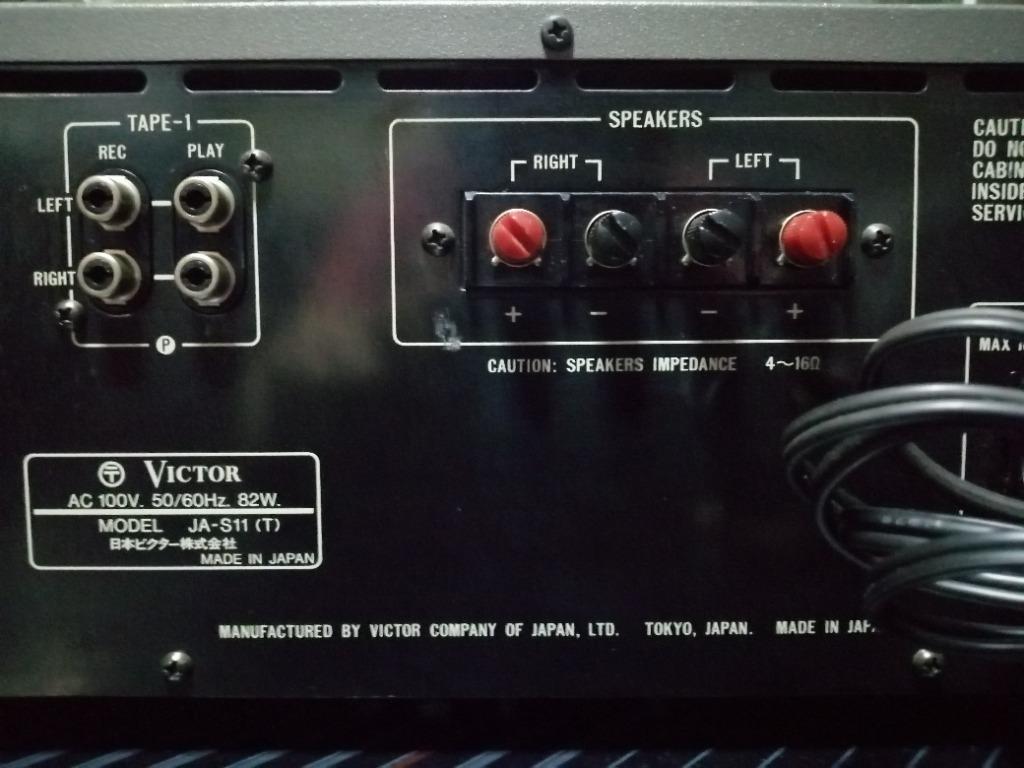 Victor Stereo Integrated Amplifier 4 UR Speakers (Classic Vintage ...