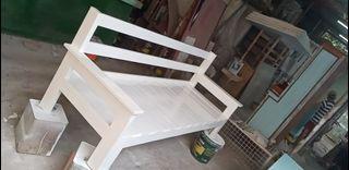 White Wooden Sofa Bed