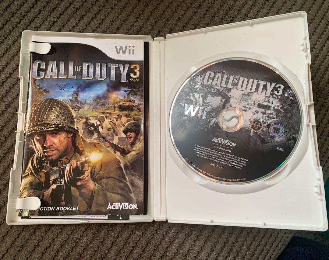 Wii call of duty 3 sales