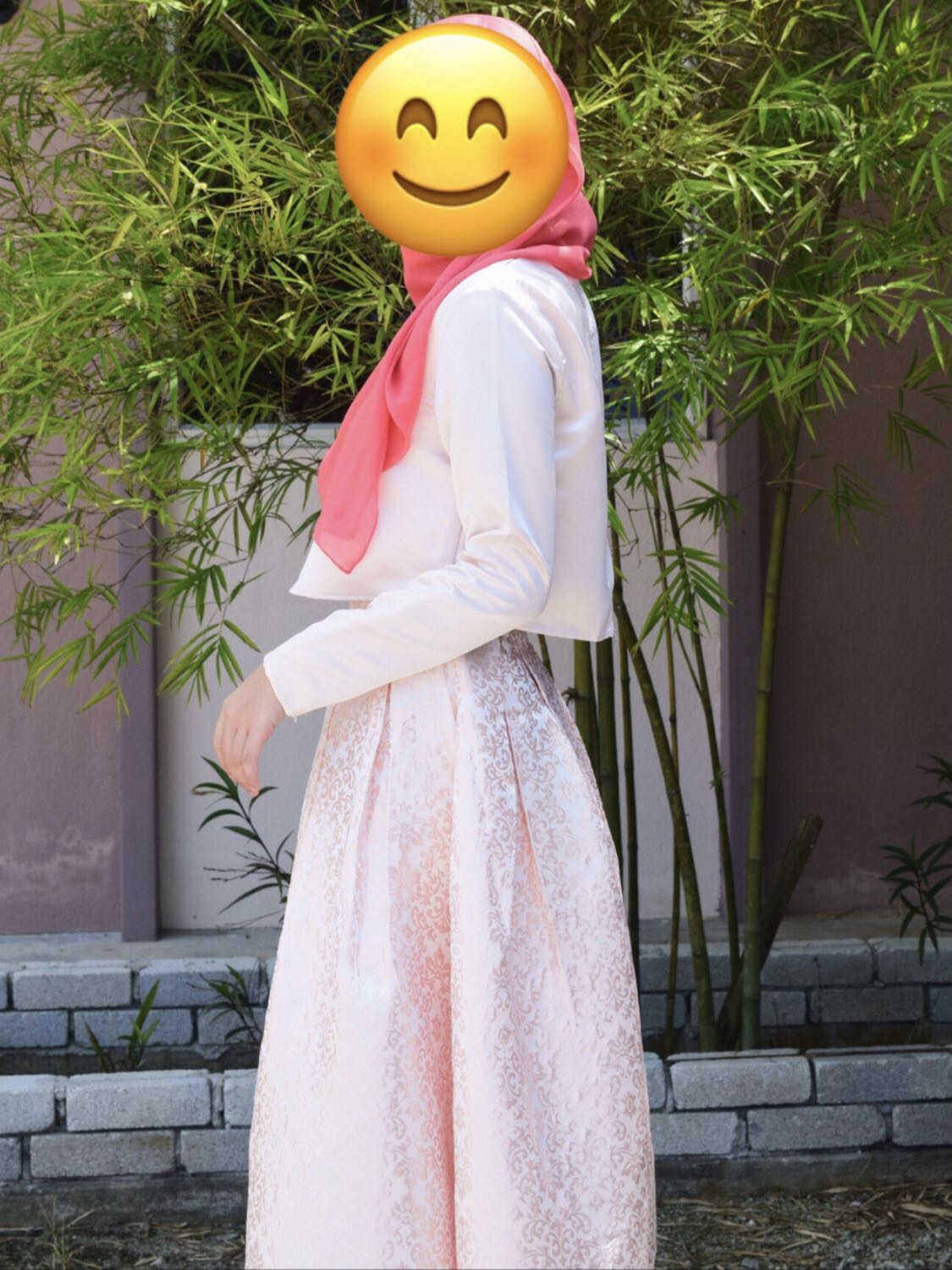 Zalia jacquard double layer dress clearance