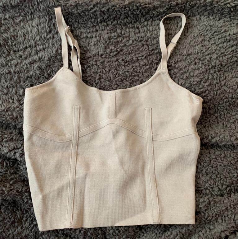zara bustier top