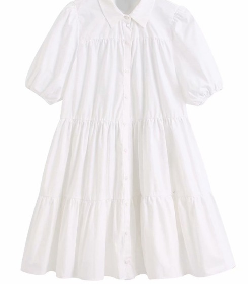 Zara white poplin dress, Women's ...