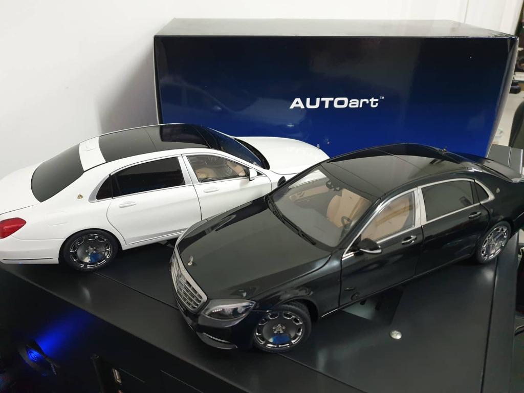 Hobbies　MERCEDES　BLACK　1/18　Toys,　NOT　AUTOART　MAYBACH　KYOSHO,　S600　Carousell　WHITE　Toys　Games　on