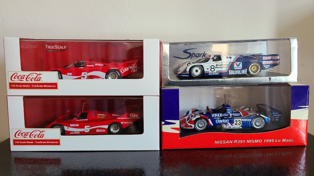 1/43 Spark TSM Porsche 956 962C Nissan R391 Le Mans Daytona Coke