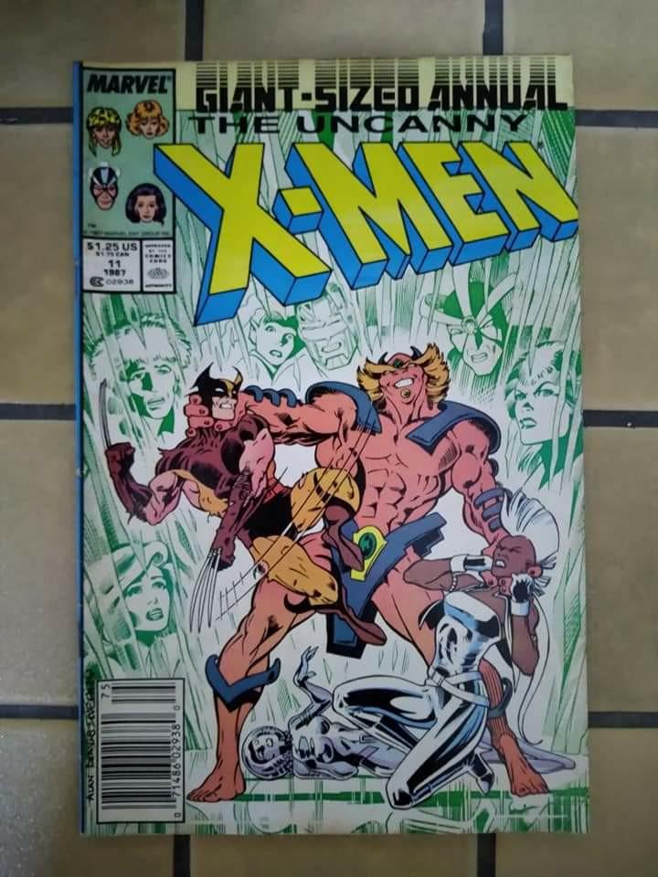 1st App Horde The Uncanny Xmen Annual 11 Alan Davis Cover Art Marvel Copper Age Issue Books Stationery Comics Manga On Carousell