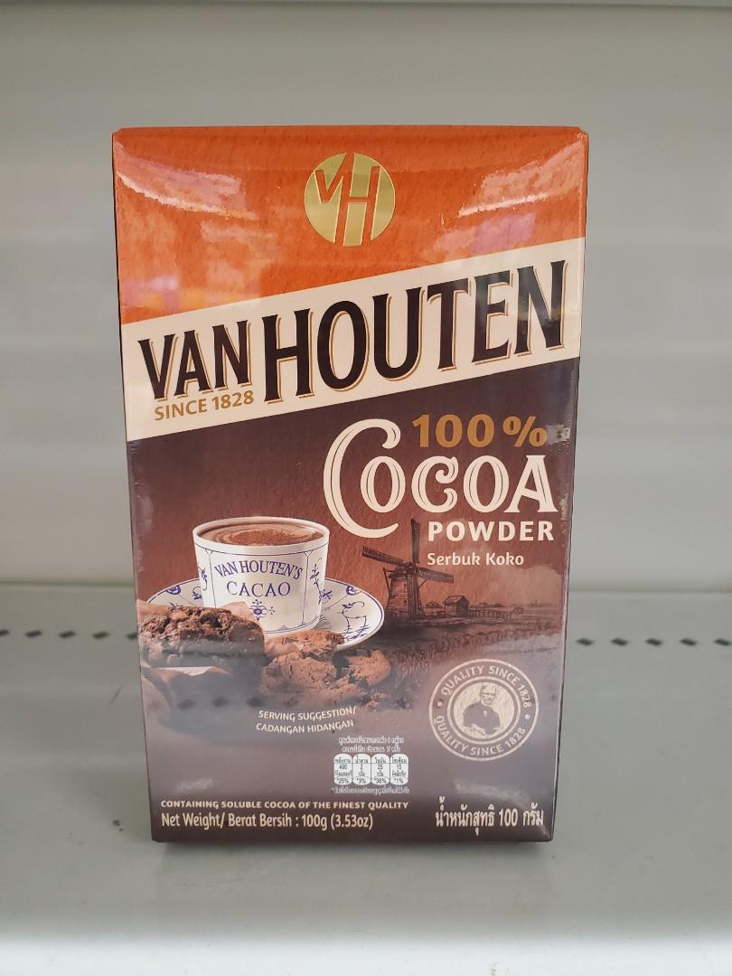 優質多用途- VanHouten 100% Cocoa Power 無糖可可粉(100g), 嘢食& 嘢飲, 冰凍食物- Carousell