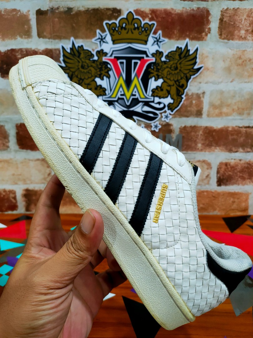 Adidas Superstar Woven, Men's Fashion, Sneakers on Carousell