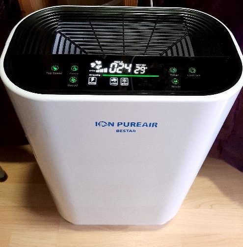 Air Purifier Hepa Filter ION PUREAIR GEN 2 P7 BY BESTAR SG LCD Display Negative Ion