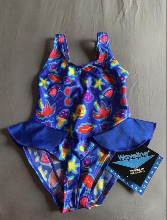 Waveline Baby Girl Swimming costume (New), Babies & Kids, Babies & Kids