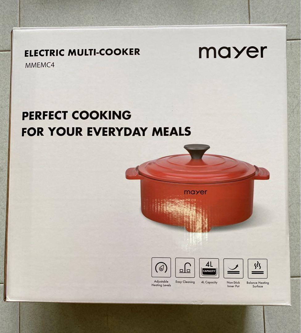 Brand New Free Shipping Mayer Electric Multi Cooker 4L TV Home Appliances Kitchen Appliances Cookers on Carousell