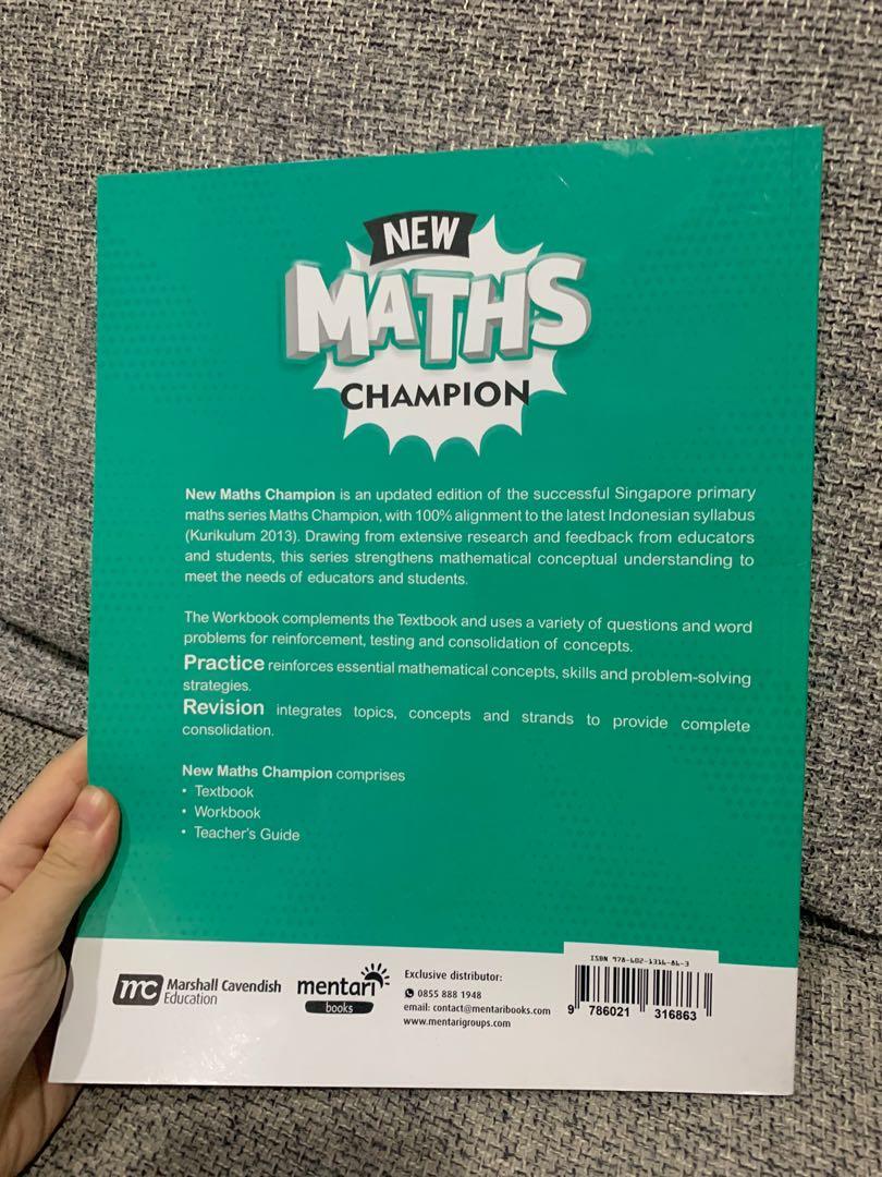 buku new maths math champion marshall cavendish education mentari books