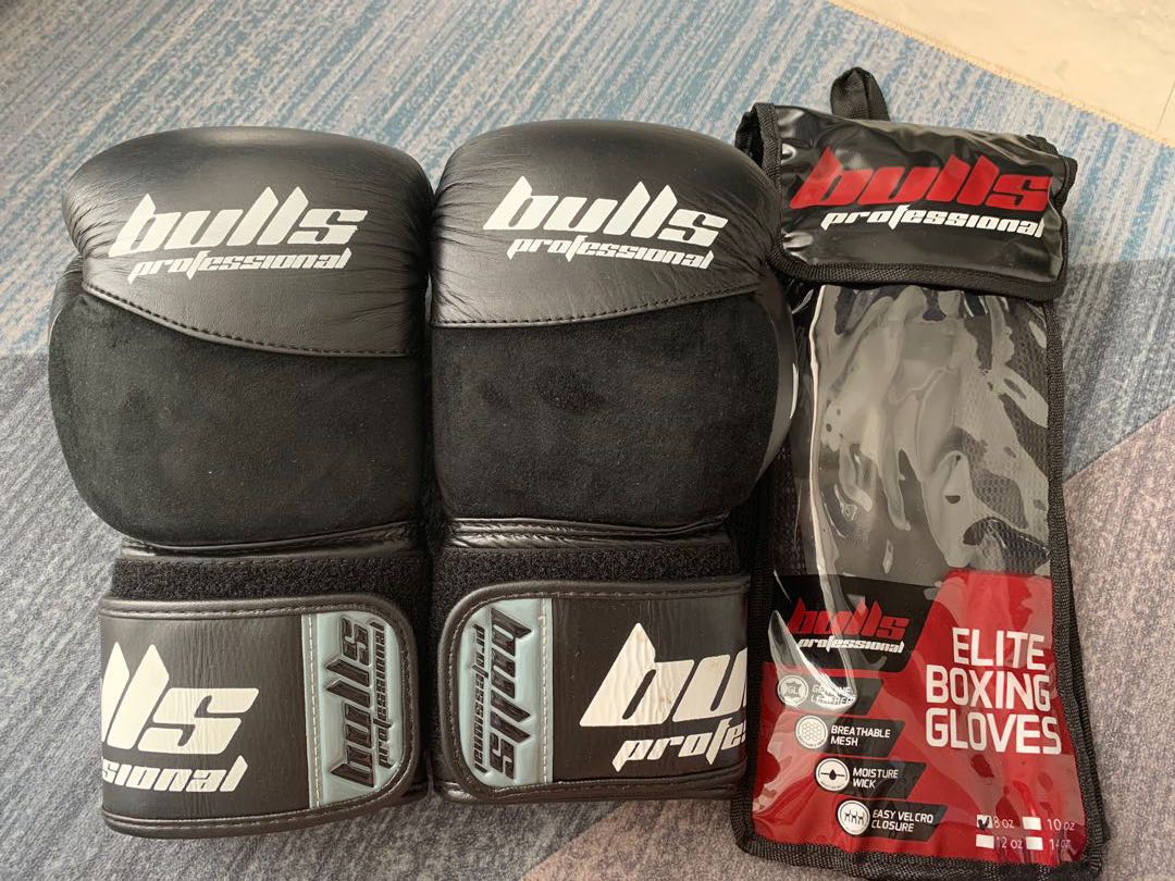 Bulls Elite Boxing Gloves, Sports Equipment, Sports & Games, Racket