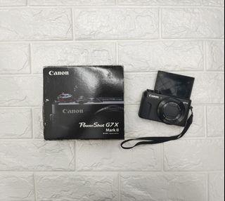 Canon G7x Mark II Vlog  Mint complete box