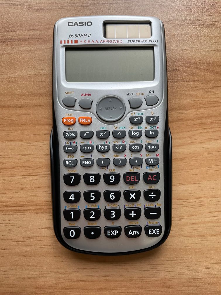 Casio calculator fx 50FH ii For DSE