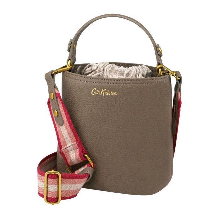 Cath kidston small leather bucket cross body bag cheap
