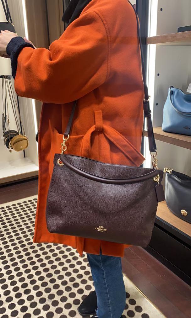 Coach clarkson online hobo oxblood