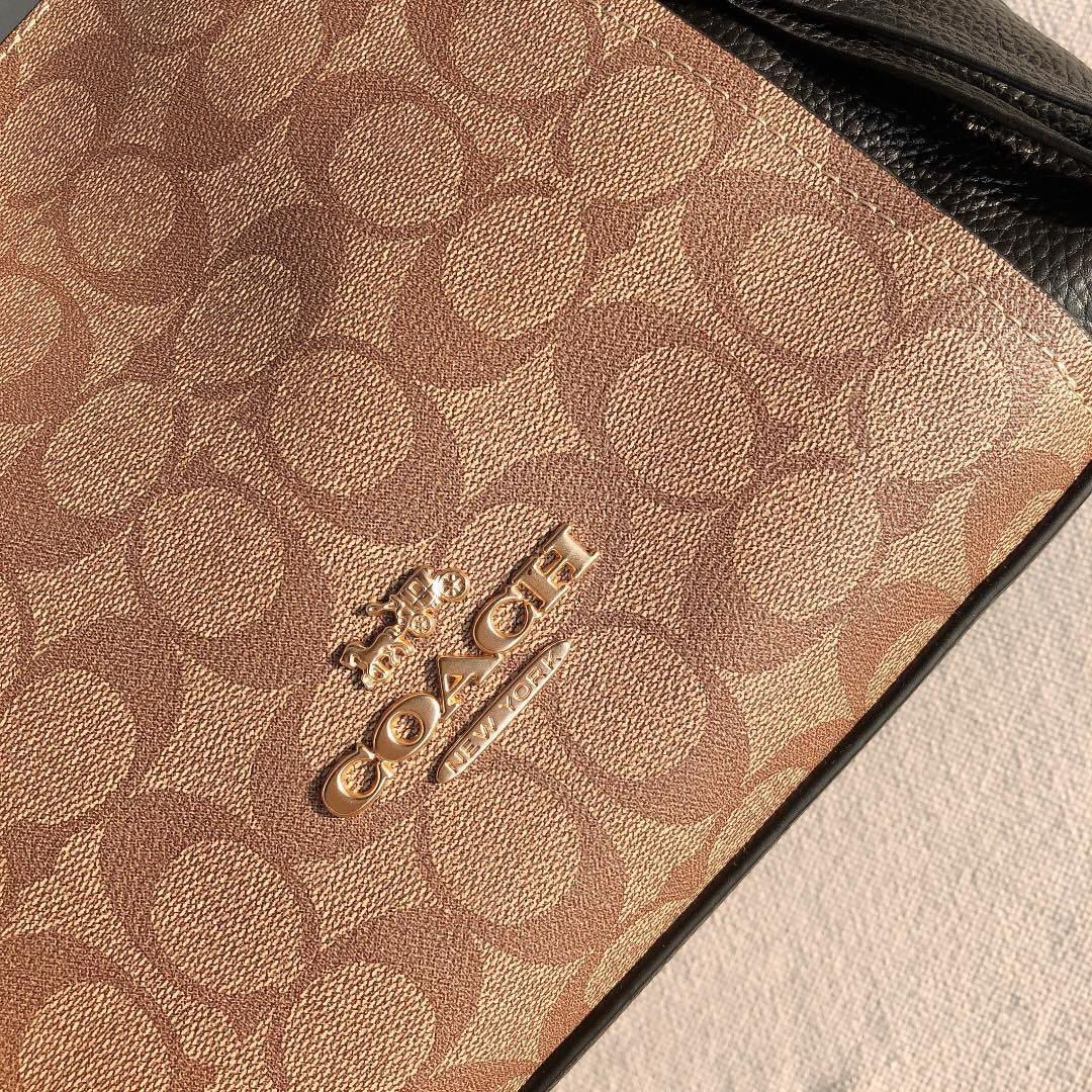 COACH SMALL MARLON SHOULDER BAG IN SIGNATURE CANVAS (COACH 1600), Women