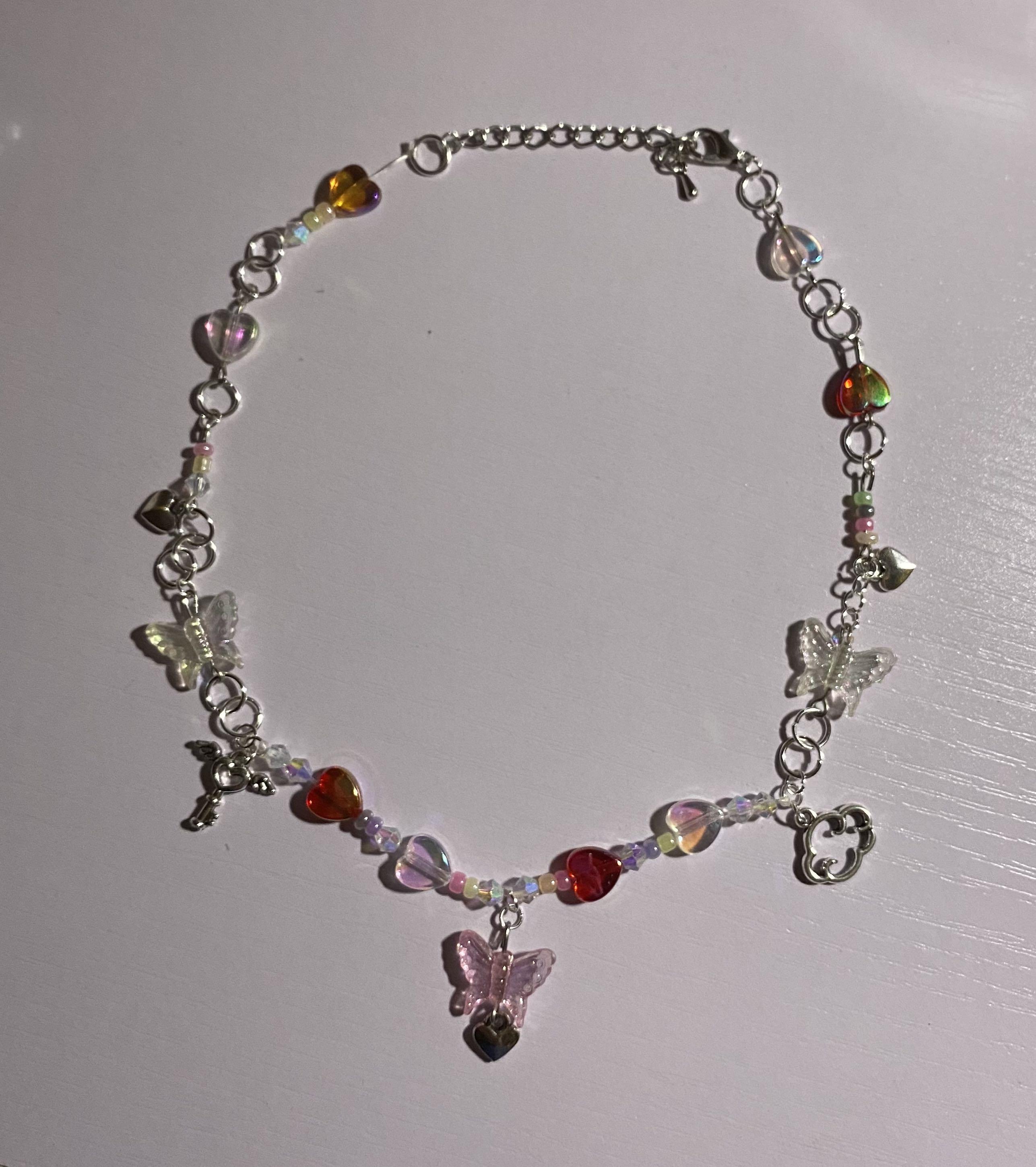 OPEN custom beaded y2k style necklaces chokers