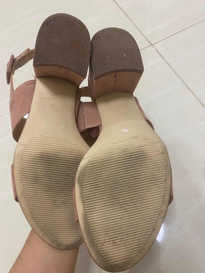 Buy Dorothy Perkins Rae Peep Toe Wedge Sandals In Pink | 6thStreet Qatar