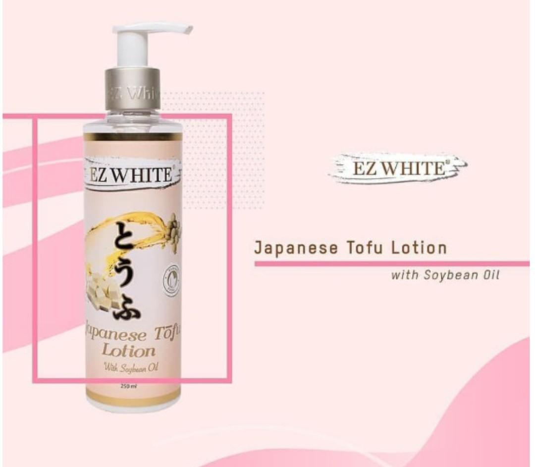 EZ white japanese tofu whitening lotion, Kesehatan & Kecantikan, Kulit